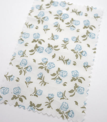 【25SS-256】ローズプリント綿ローン　/0.5ｙあたり = ～625円