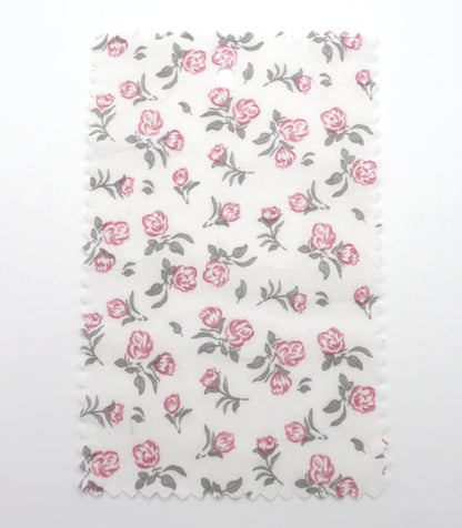 【25SS-256】ローズプリント綿ローン　/0.5ｙあたり = ～625円