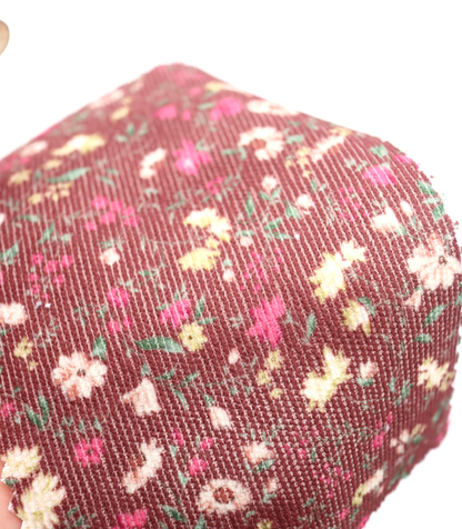 【25SS-126】小花柄プリントコーデュロイ　/0.5ｙあたり=～980円