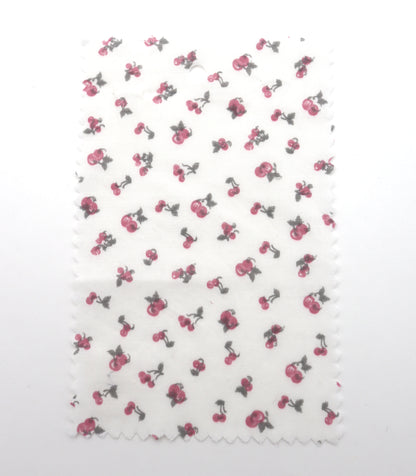 【25SS-257】チェリープリント綿ローン