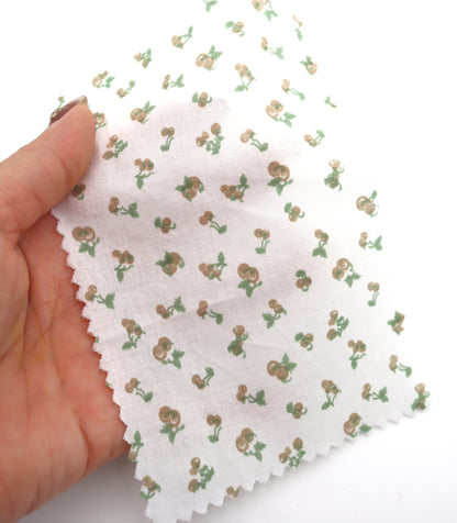 【25SS-257】チェリープリント綿ローン