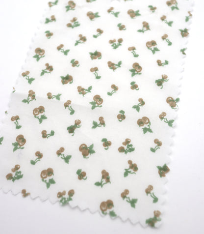 【25SS-257】チェリープリント綿ローン