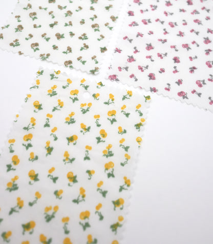 【25SS-257】チェリープリント綿ローン