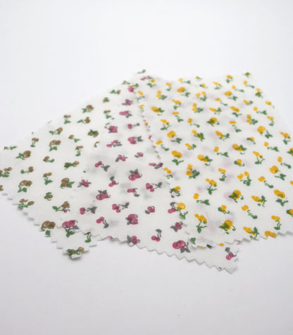 【25SS-257】チェリープリント綿ローン