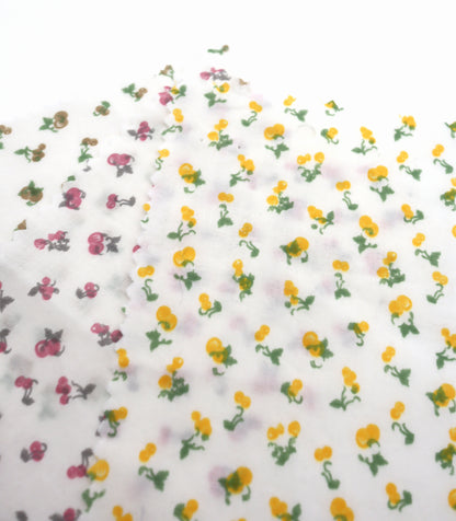 【25SS-257】チェリープリント綿ローン