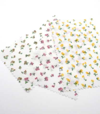 【25SS-257】チェリープリント綿ローン