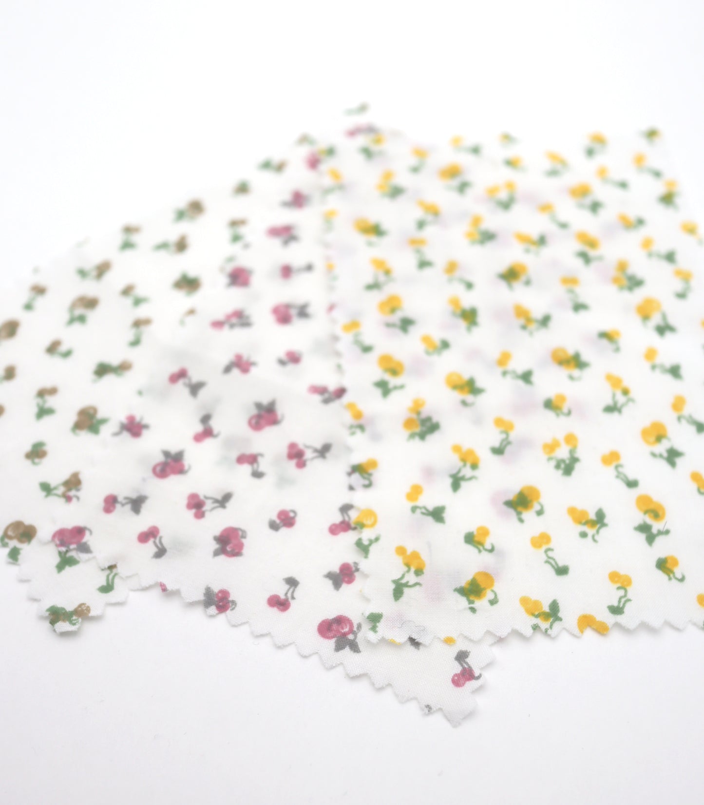 【25SS-257】チェリープリント綿ローン