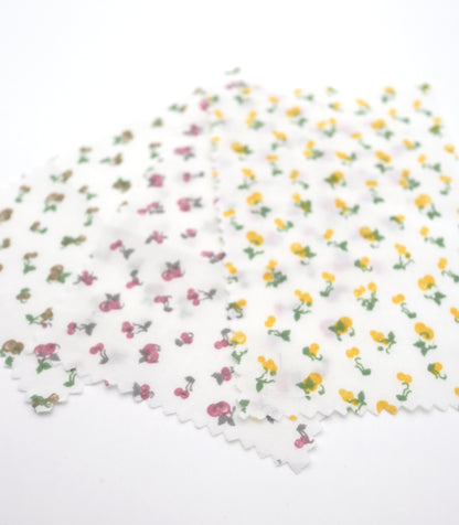 【25SS-257】チェリープリント綿ローン