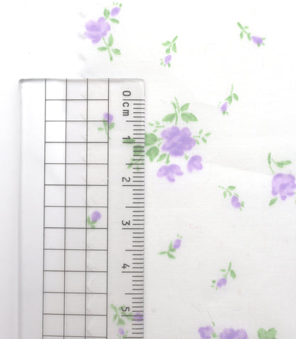 【25SS-258】小花柄プリント綿ローン　/0.5ｙあたり = ～625円