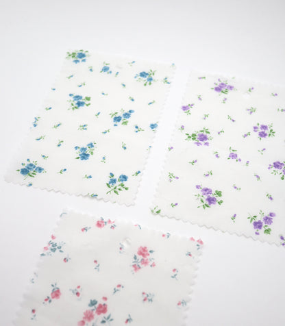 【25SS-258】小花柄プリント綿ローン　/0.5ｙあたり = ～625円