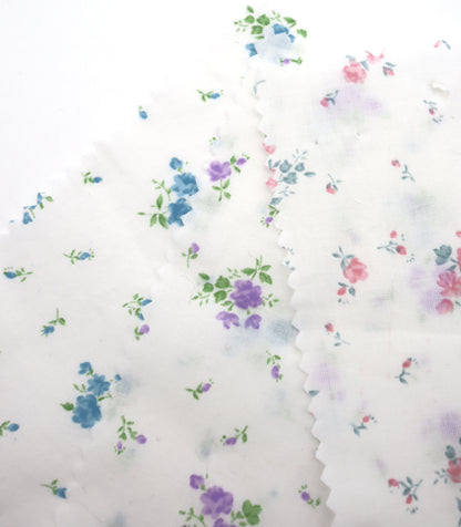 【25SS-258】小花柄プリント綿ローン　/0.5ｙあたり = ～625円