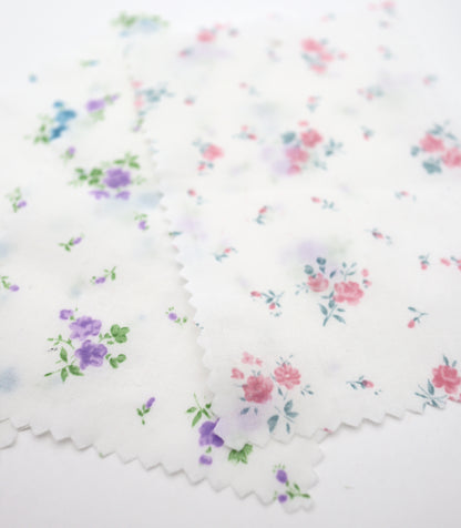 【25SS-258】小花柄プリント綿ローン　/0.5ｙあたり = ～625円