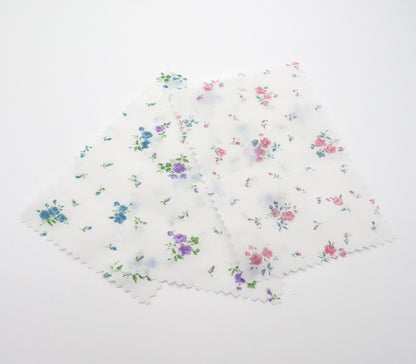 【25SS-258】小花柄プリント綿ローン　/0.5ｙあたり = ～625円