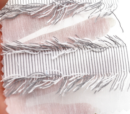 【25SS-308】フリンジジャガードシアーローン　/0.5ｙあたり = ～ 925円