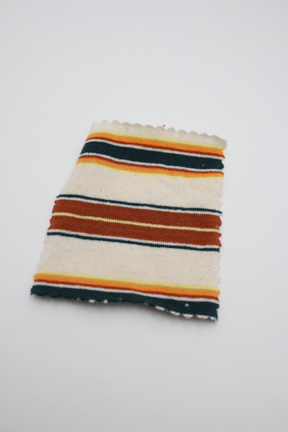 【25SS-476】ヴィンテージ風カラフルボーダー天竺ニット　/0.5ｙあたり=～780円