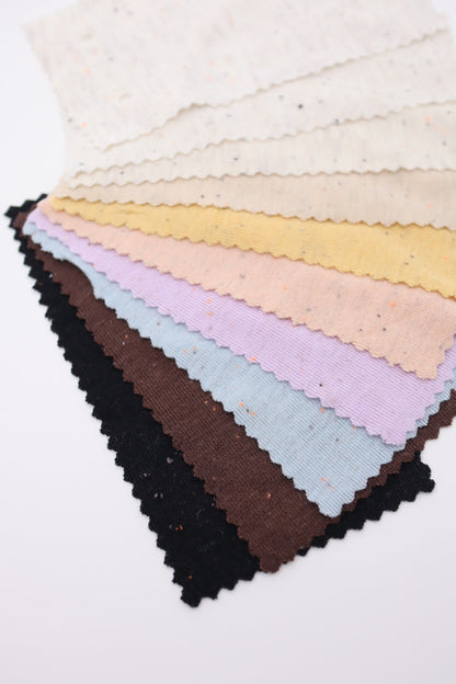 【25SS-466】カラフルつぶつぶやわらか杢フライスニット　/0.5ｙあたり=～925円