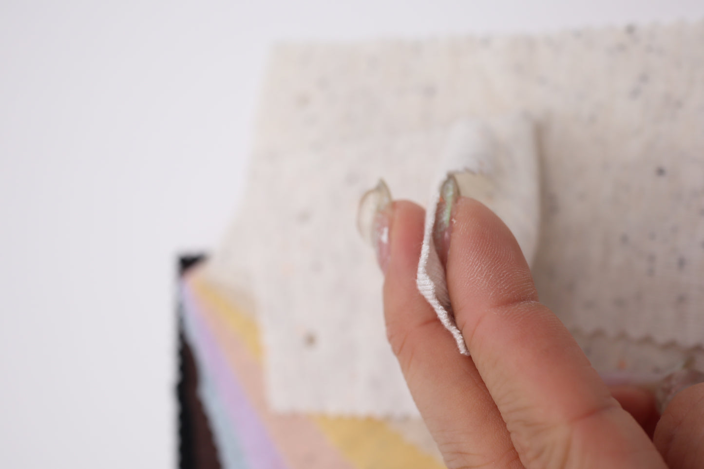 【25SS-466】カラフルつぶつぶやわらか杢フライスニット　/0.5ｙあたり=～925円