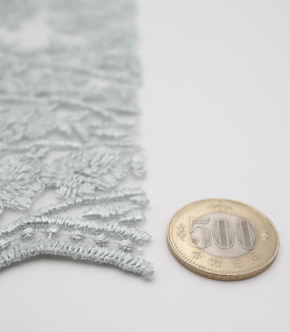 【25SS-390】スカラップチュール刺繍レース　/0.5ｙあたり=～1700円