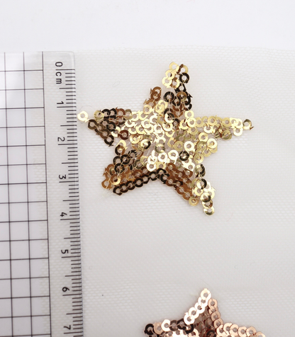 【25SS-395】星柄スパンコール刺繍チュール　/0.5ｙあたり=～1320円