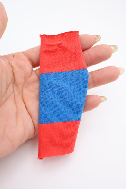 【25SS-470】カラフル太ピッチボーダー天竺ニット　/0.5ｙあたり=～940円