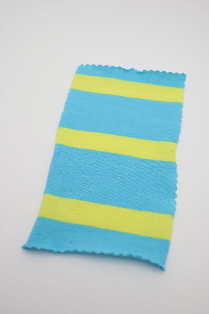 【25SS-473】カラフル太ピッチボーダー天竺ニット　/0.5ｙあたり=～800円