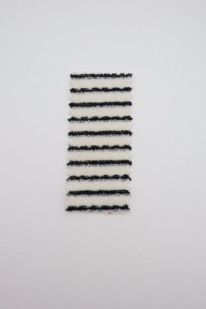 【25SS-474】カラフル細ピッチボーダーパイルニット　/0.5ｙあたり=～1150円