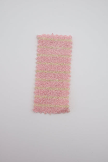 【25SS-474】カラフル細ピッチボーダーパイルニット　/0.5ｙあたり=～1150円