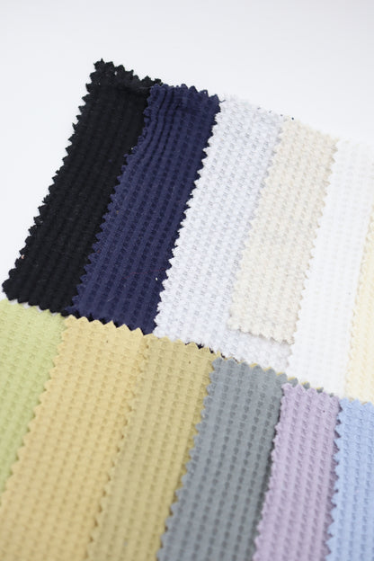 【25SS-465】カラフルカラバリ豊富！ワッフルニット　/0.5ｙあたり=～710円