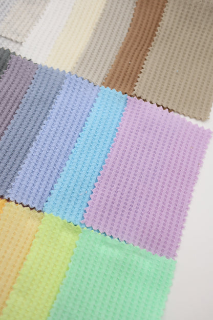 【25SS-465】カラフルカラバリ豊富！ワッフルニット　/0.5ｙあたり=～710円