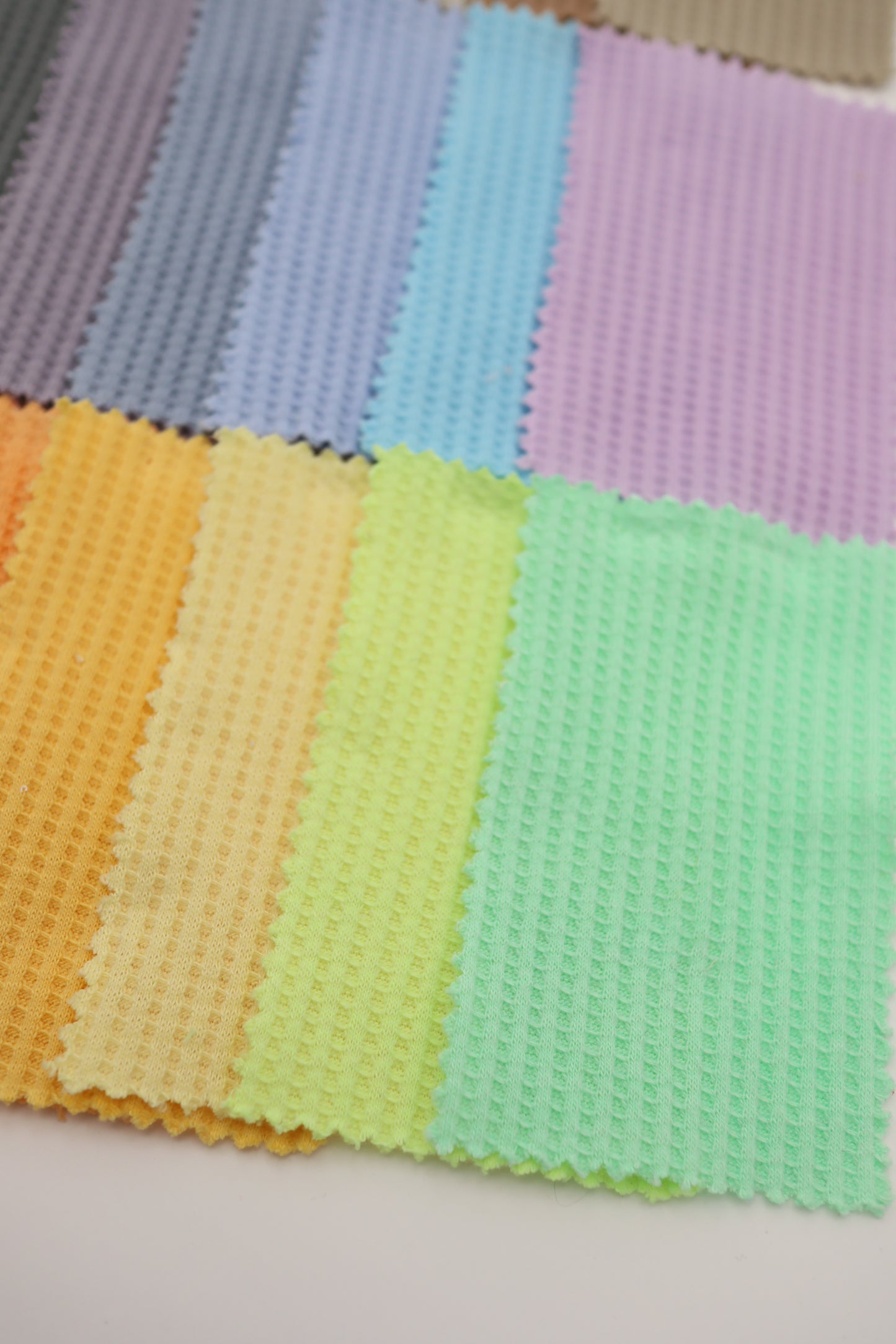 【25SS-465】カラフルカラバリ豊富！ワッフルニット　/0.5ｙあたり=～710円