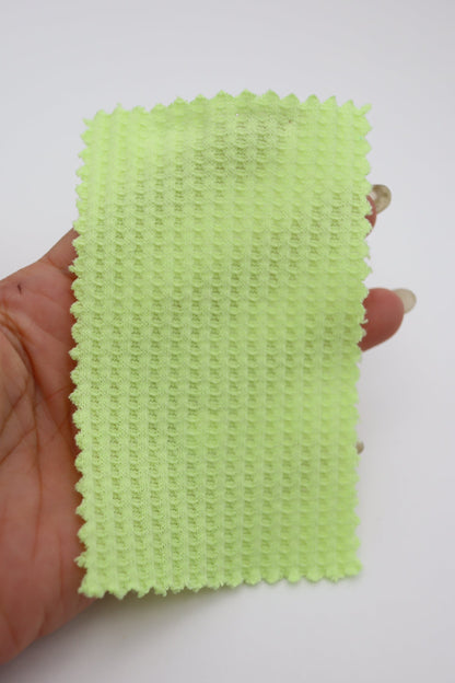 【25SS-465】カラフルカラバリ豊富！ワッフルニット　/0.5ｙあたり=～710円