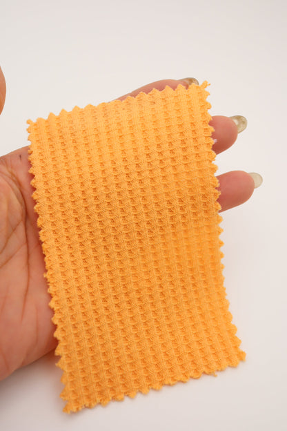 【25SS-465】カラフルカラバリ豊富！ワッフルニット　/0.5ｙあたり=～710円