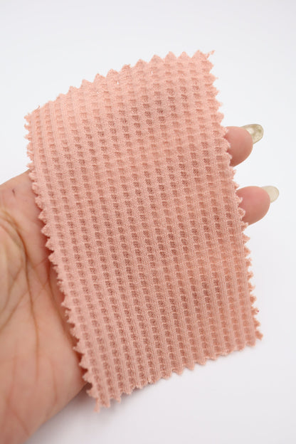 【25SS-465】カラフルカラバリ豊富！ワッフルニット　/0.5ｙあたり=～710円