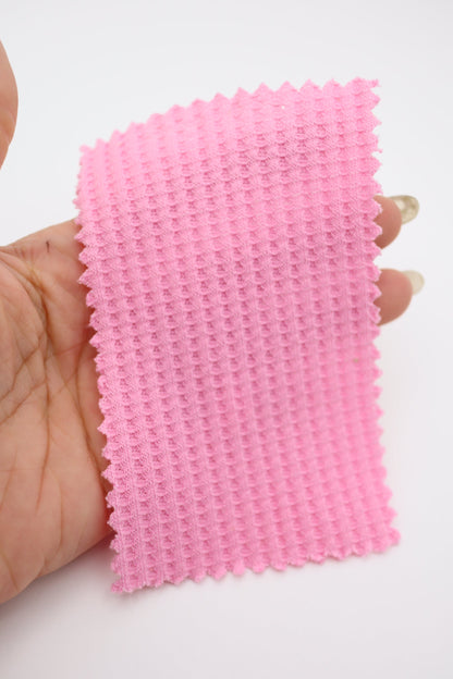 【25SS-465】カラフルカラバリ豊富！ワッフルニット　/0.5ｙあたり=～710円