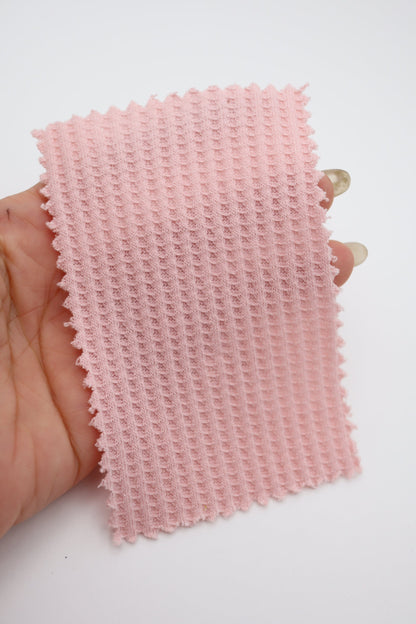 【25SS-465】カラフルカラバリ豊富！ワッフルニット　/0.5ｙあたり=～710円