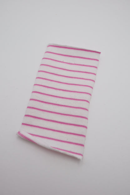 【25SS-475】カラフル細ピッチボーダー天竺ニット　/0.5ｙあたり=～860円