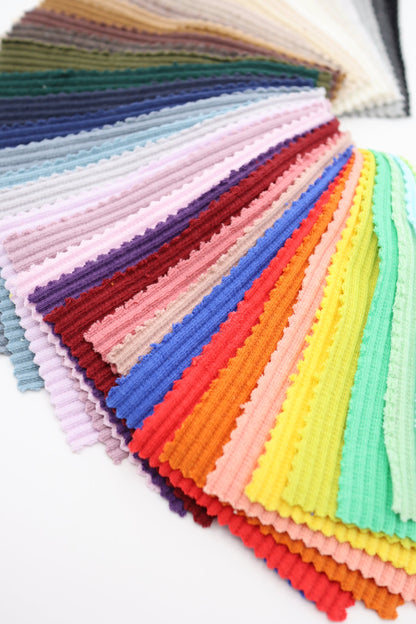 【25SS-464】カラバリ豊富！カラフルリブニット　/0.5ｙあたり=～780円