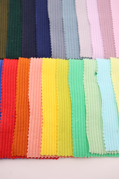 【25SS-464】カラバリ豊富！カラフルリブニット　/0.5ｙあたり=～780円