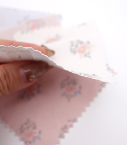 【25SS-118】小花柄プリントコーデュロイ　/0.5ｙあたり=～ 835円