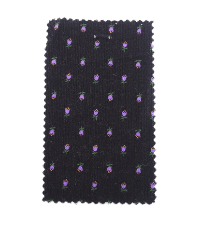 【25SS-124】小花柄プリントコーデュロイ　/0.5ｙあたり=～960円
