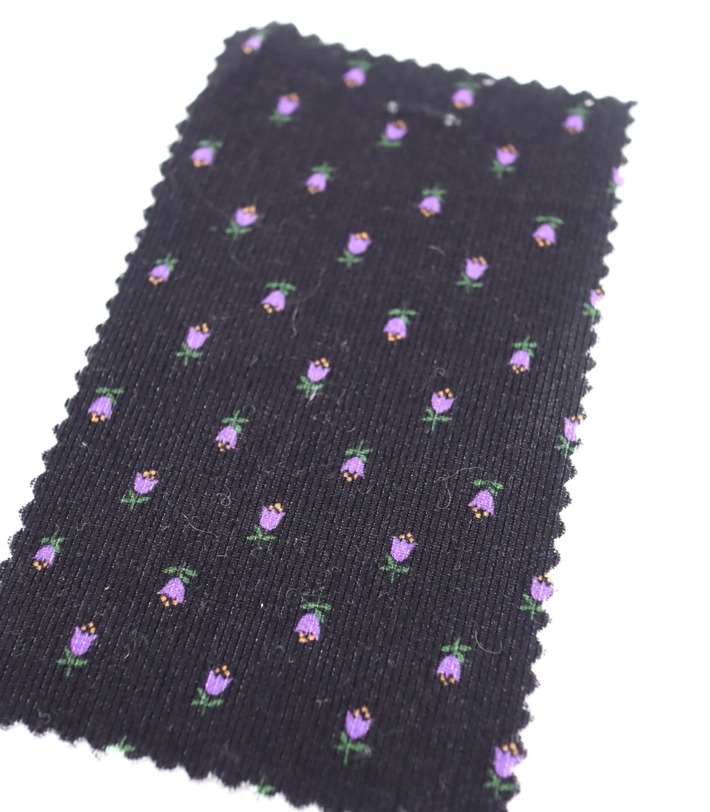 【25SS-124】小花柄プリントコーデュロイ　/0.5ｙあたり=～960円