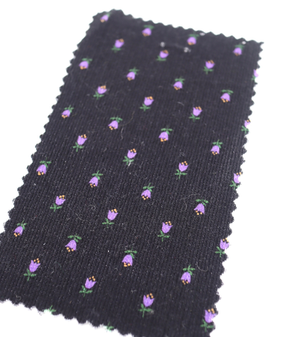 【25SS-124】小花柄プリントコーデュロイ　/0.5ｙあたり=～960円