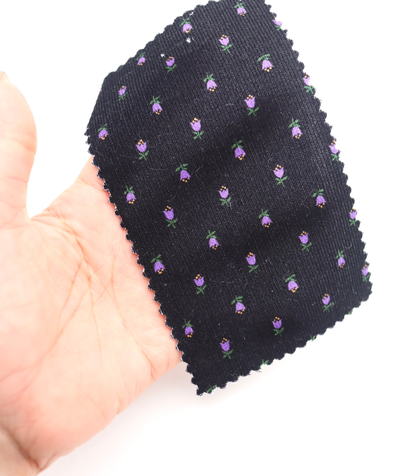 【25SS-124】小花柄プリントコーデュロイ　/0.5ｙあたり=～960円