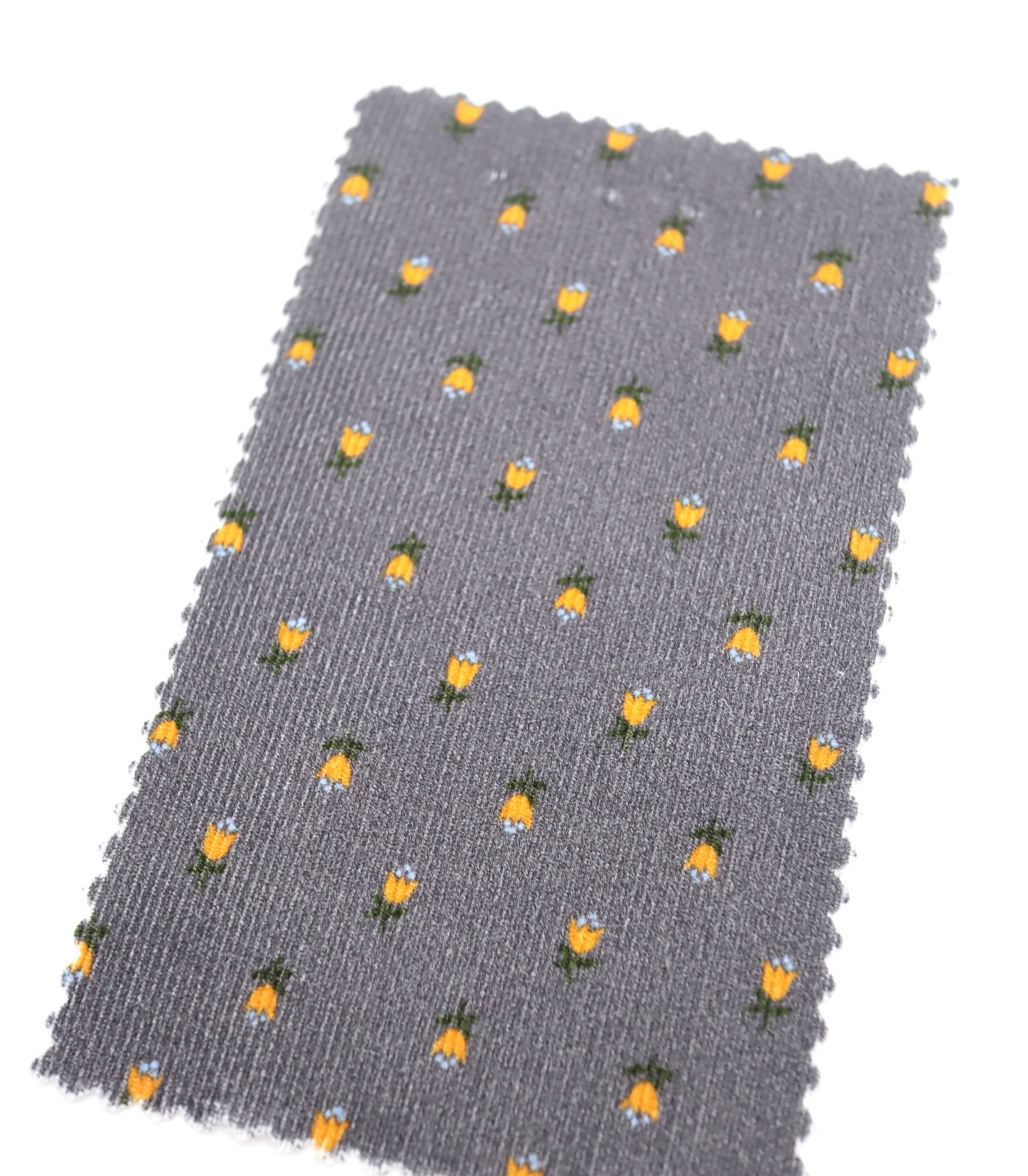 【25SS-124】小花柄プリントコーデュロイ　/0.5ｙあたり=～960円