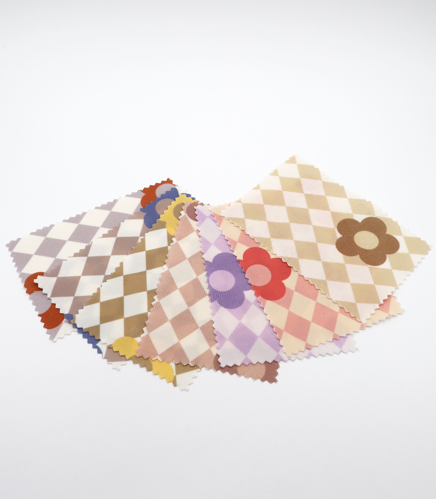 コーデュロイプリント生地　韓国生地　東大門市場生地