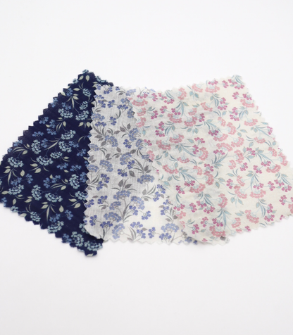 【25SS-413】小花柄プリントヴィンテージワッシャーローン　/0.5ｙあたり=～705円