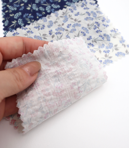 【25SS-413】小花柄プリントヴィンテージワッシャーローン　/0.5ｙあたり=～705円