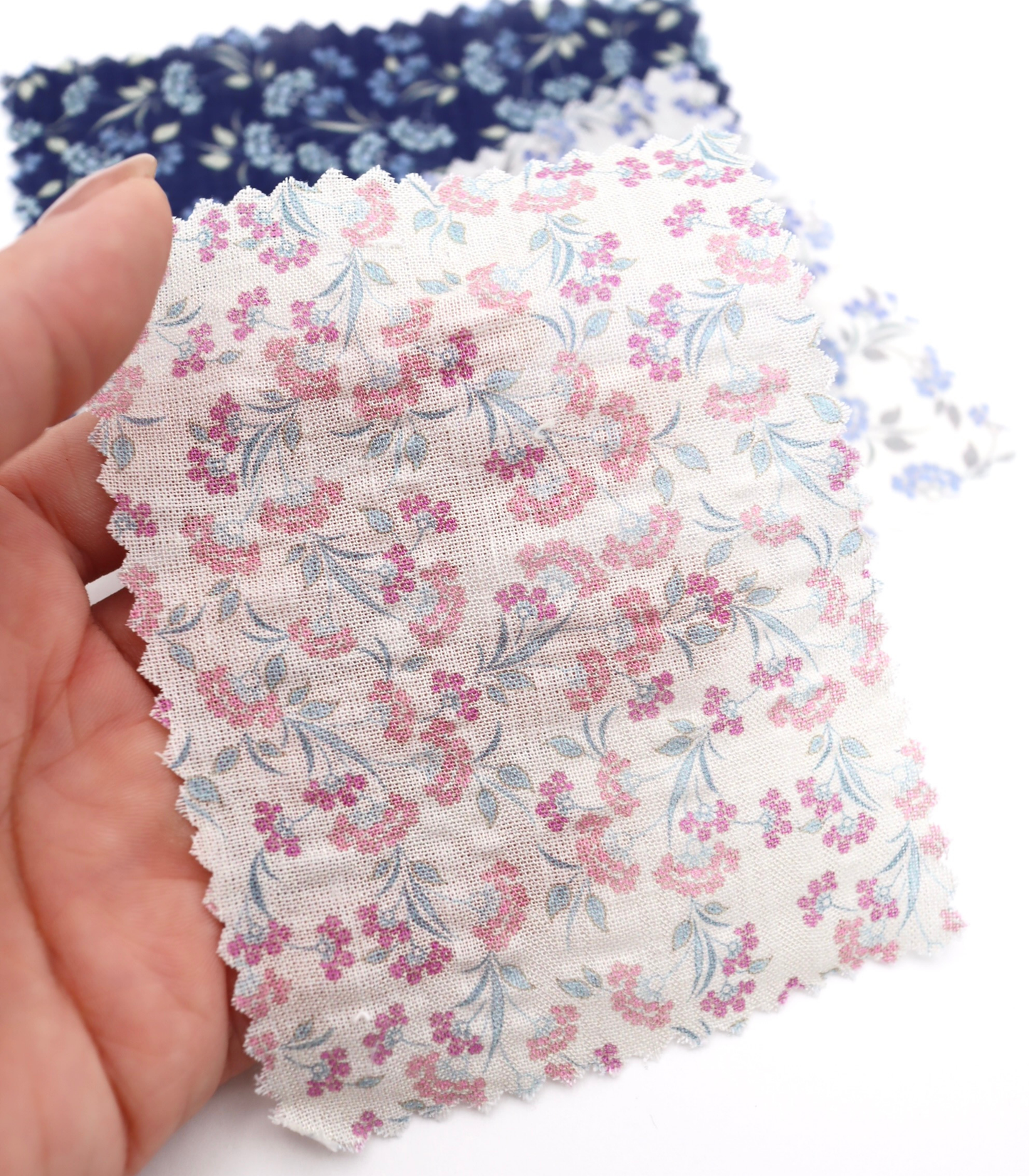 【25SS-413】小花柄プリントヴィンテージワッシャーローン　/0.5ｙあたり=～705円