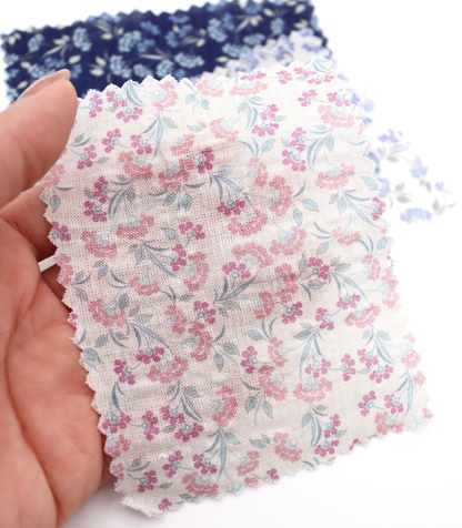 【25SS-413】小花柄プリントヴィンテージワッシャーローン　/0.5ｙあたり=～705円