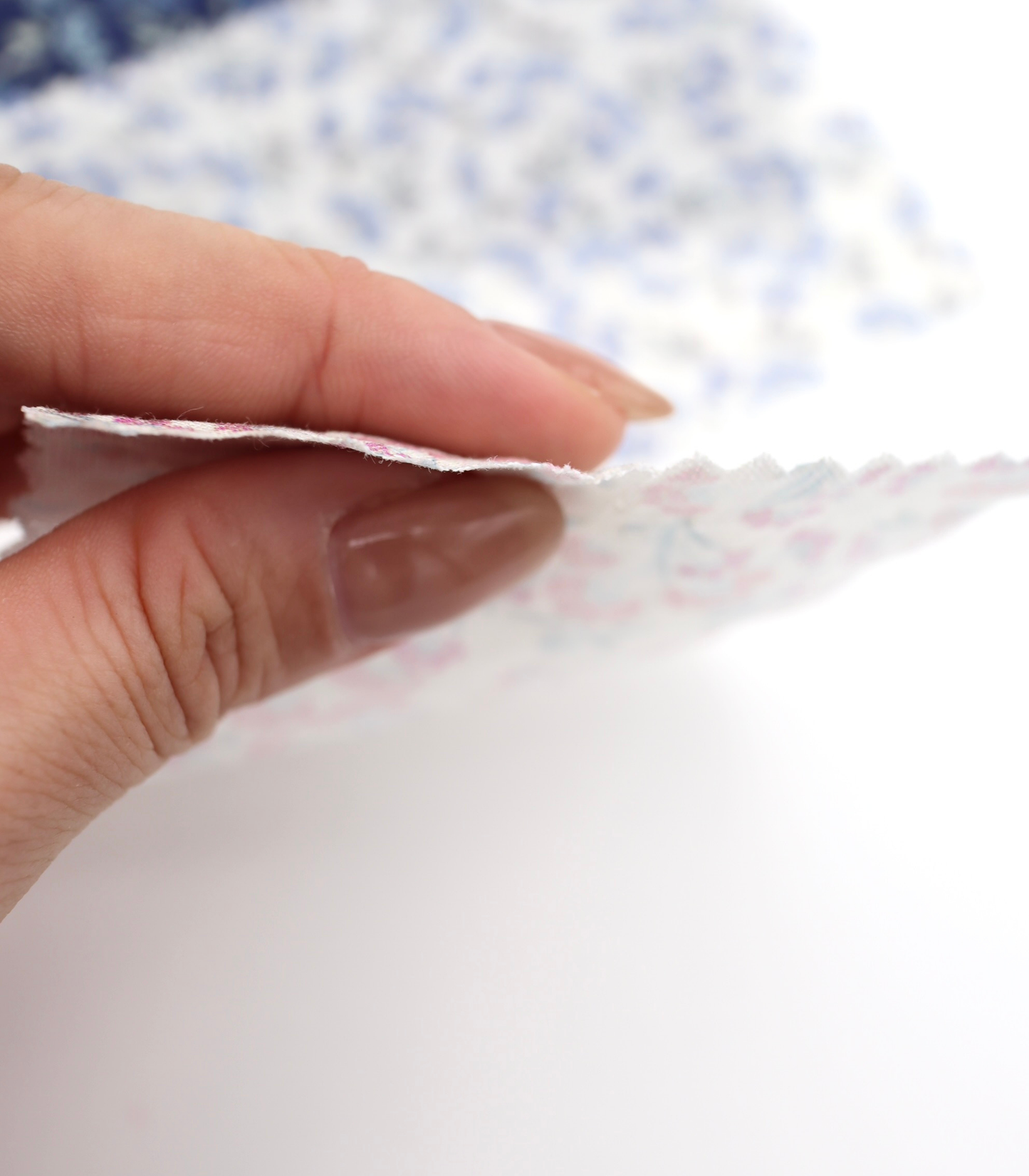 【25SS-413】小花柄プリントヴィンテージワッシャーローン　/0.5ｙあたり=～705円